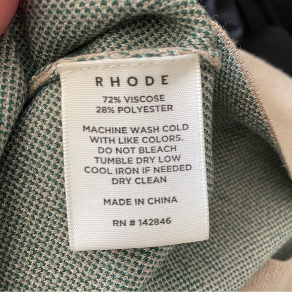 $155 NWT Rhode Jude Knit Top in Neutral Booti Sz Large - Picture 12 of 14